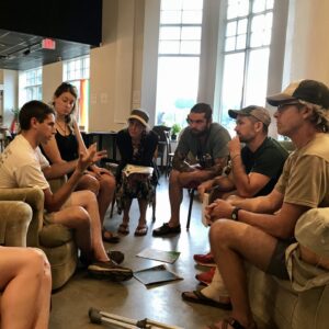 Planning meeting for Bethel Community Forest.