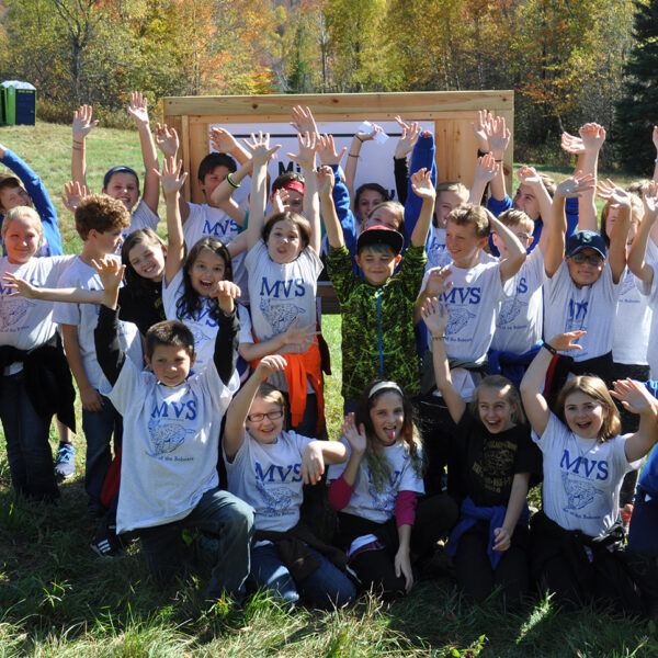 Kids at the Milan Community Forest Celebration