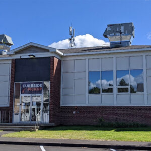 Exterior shot of Millinocket Library