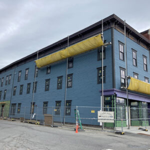 Renovations to the Northern Forest Center's Parker J. Noyes building near completion.
