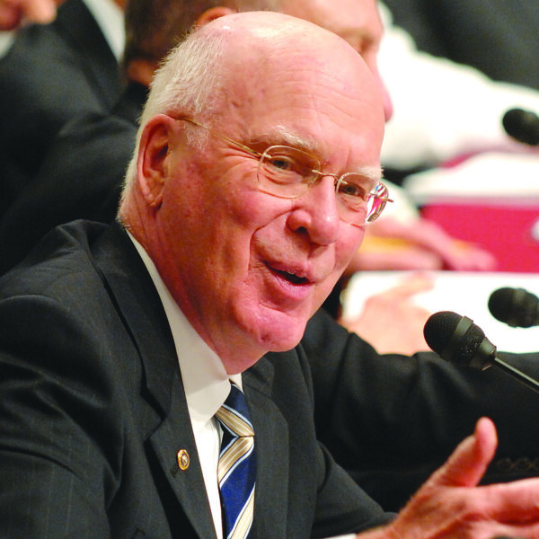 US Senator Patrick Leahy of Vermont