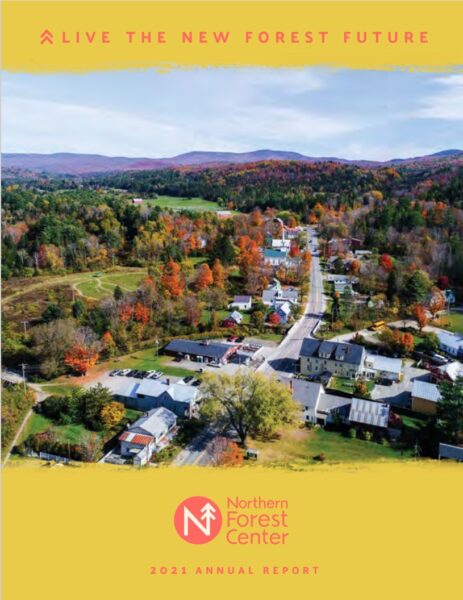 Cover of Northern Forest Center's FIscal Year 2021 Annual Report
