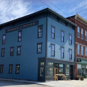 The renovated historic Parker J. Noyes building in Lancaster, NH.