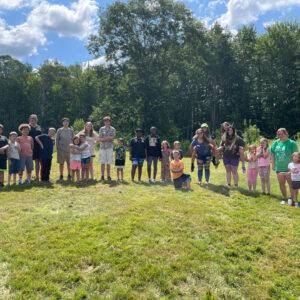 Students and interns at Roberts Farm Experiential Learning.
