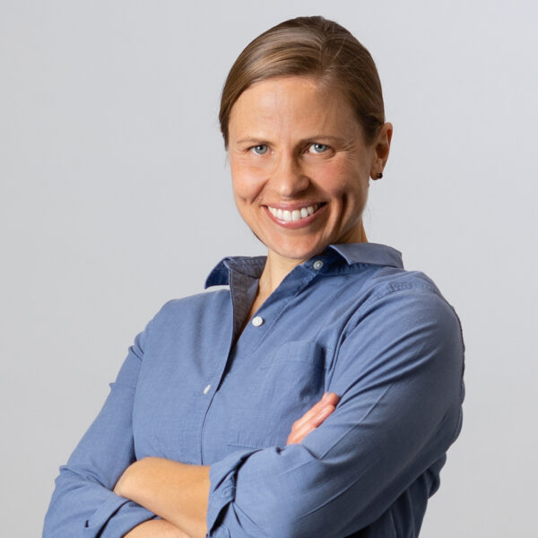 woman smiling