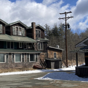 Dilapidated buildings in the Adirondacks.